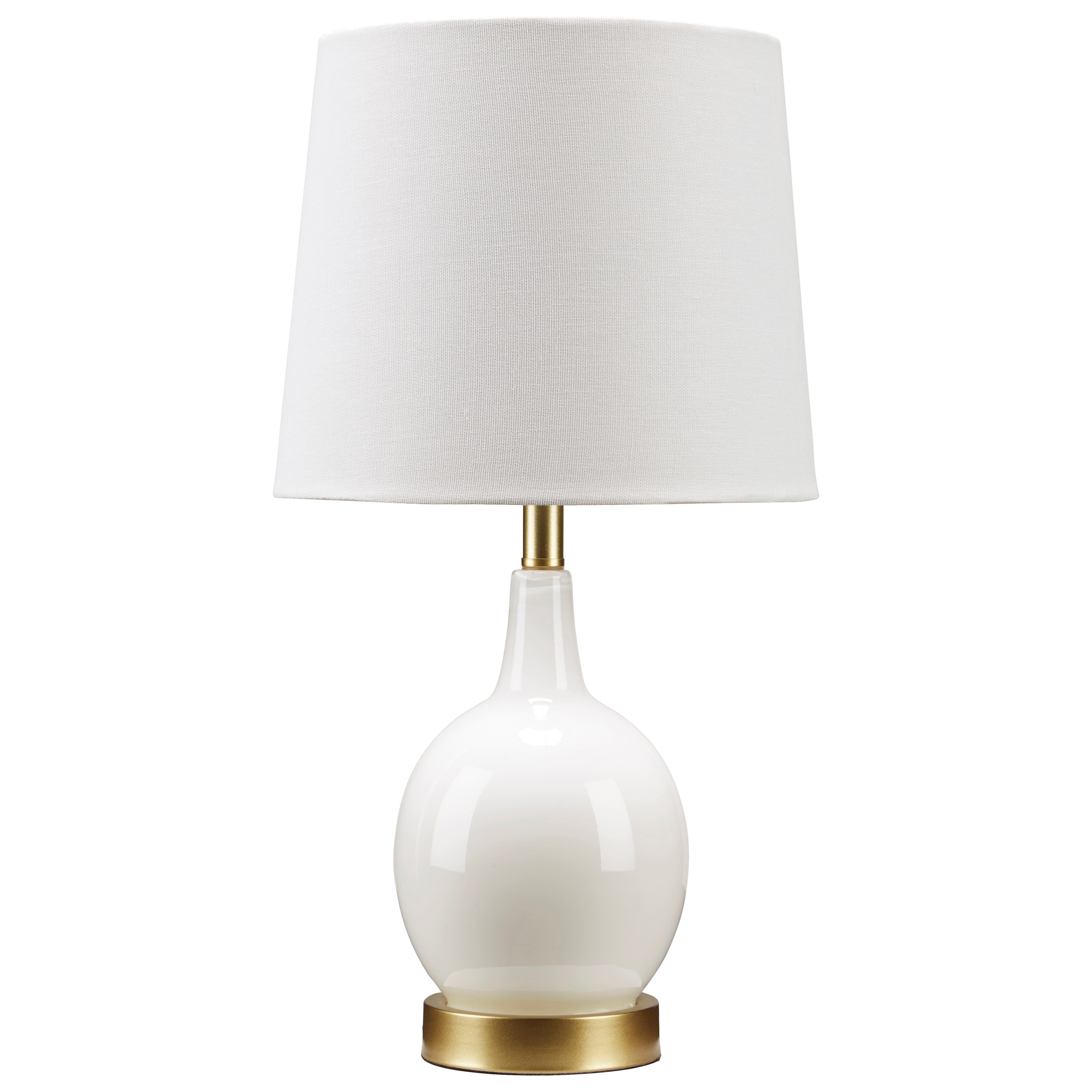 Signature Design by Ashley Lamps Contemporary L431544 Arlomore White